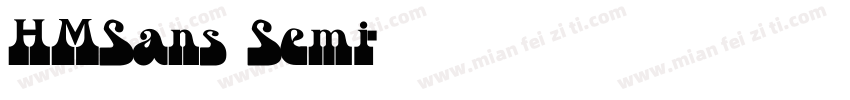 HMSans Semi字体转换